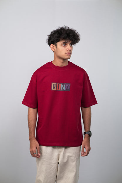 Rizz Unisex Minimalistic Oversized T-shirt