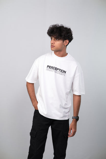 Perception Unisex Minimalistic Oversized T-shirt