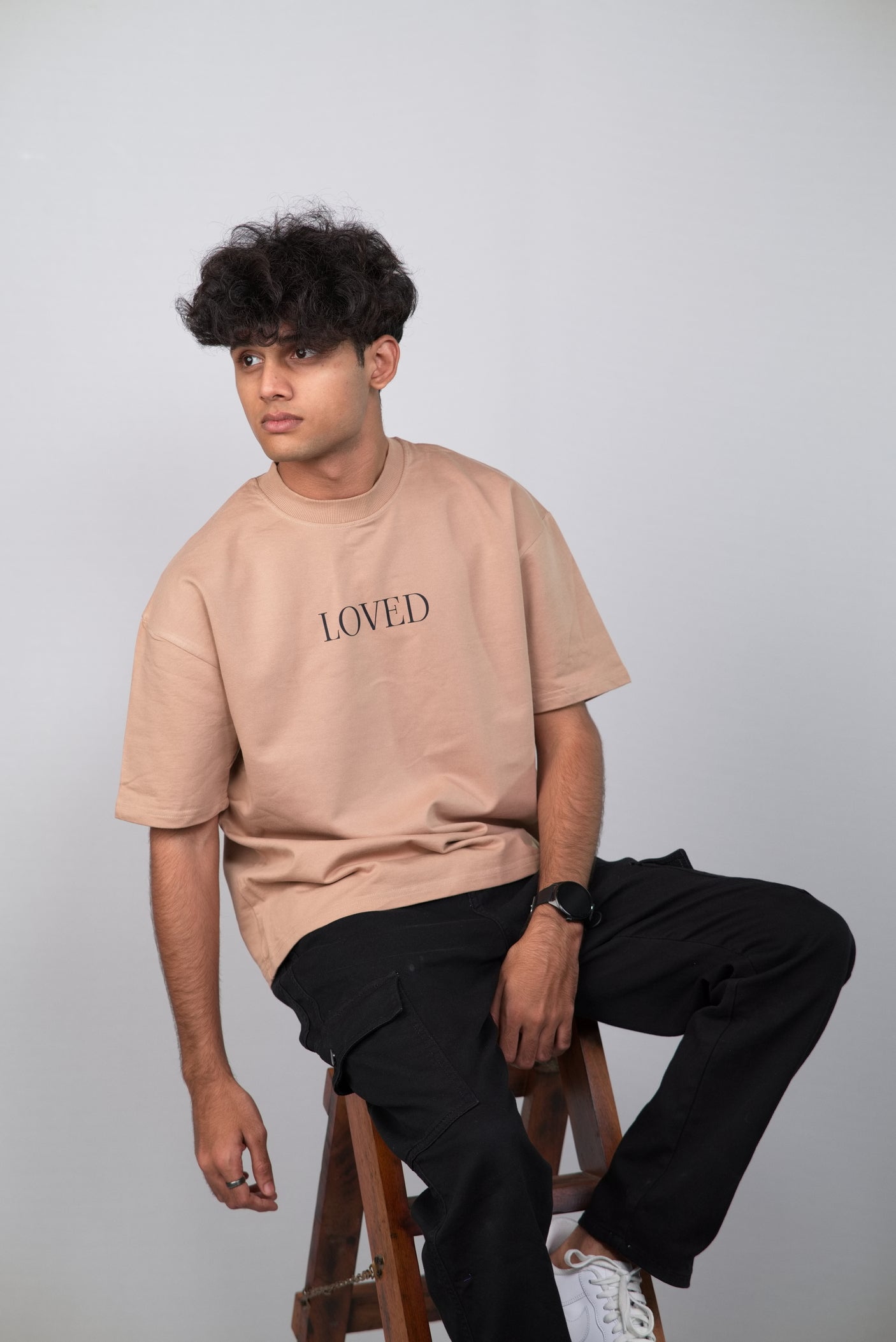 You are Loved Unisex Minimalistic Oversized T-shirt