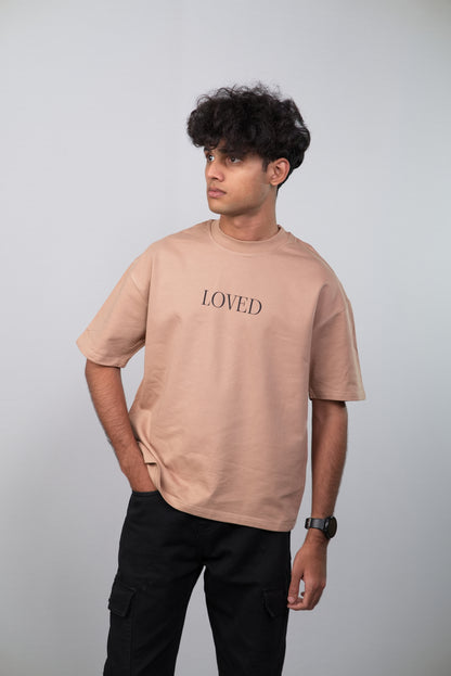 You are Loved Unisex Minimalistic Oversized T-shirt